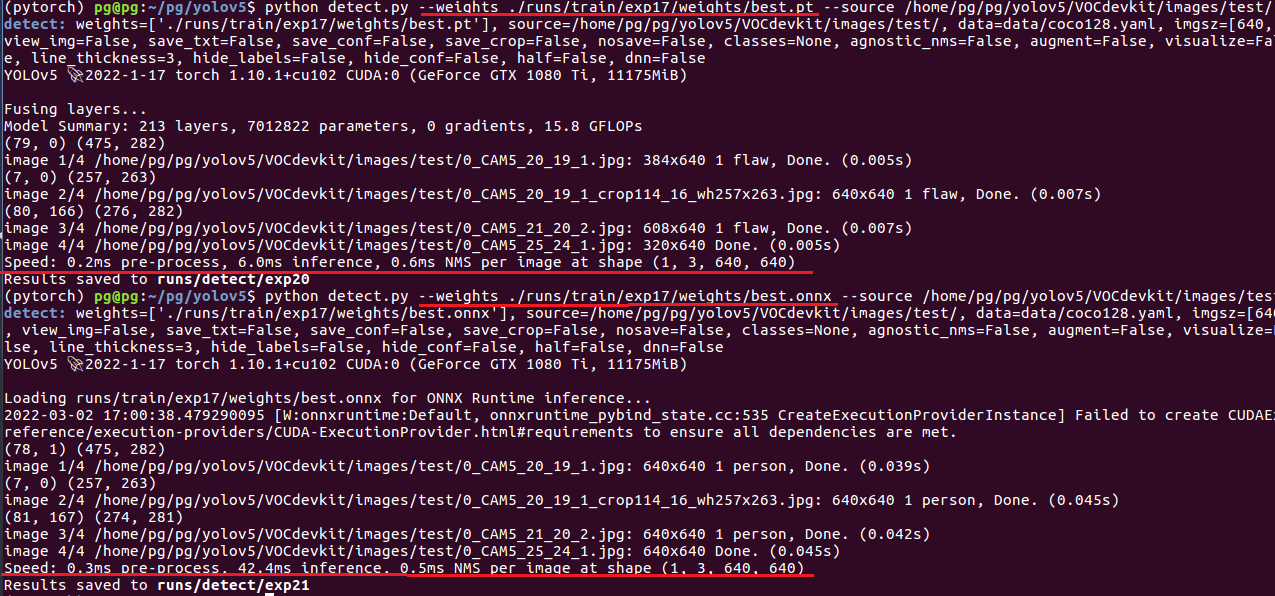 onnx interence speed · Issue #6837 · ultralytics/yolov5 · GitHub