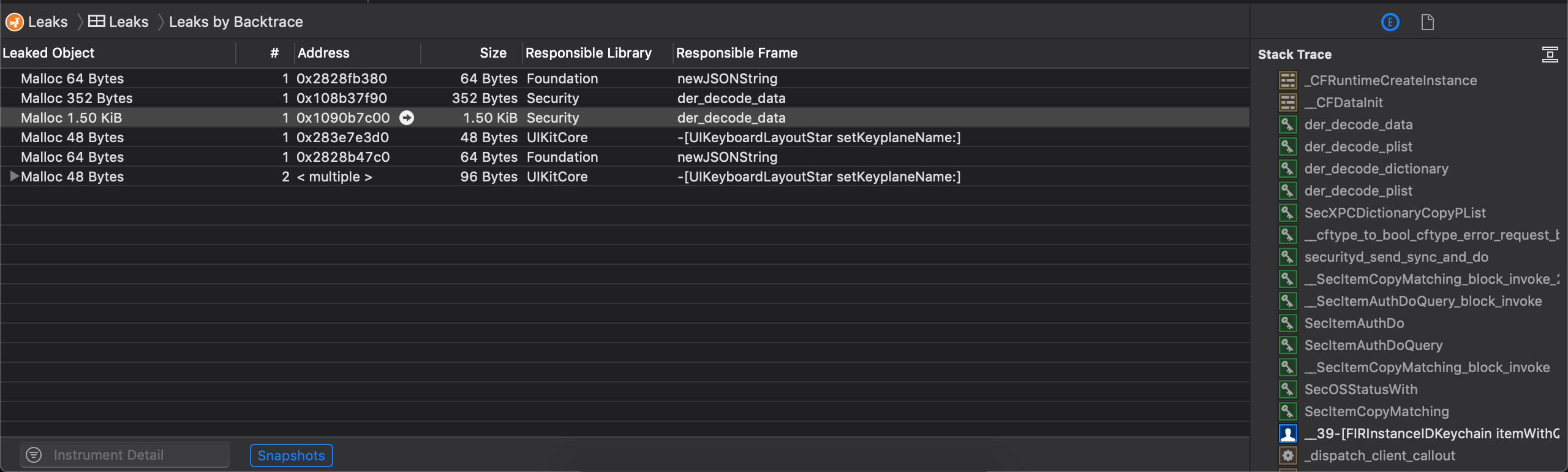 Memory Leaks seen [FIRInstanceIDKeychain.m] · Issue #4368 · firebase ...