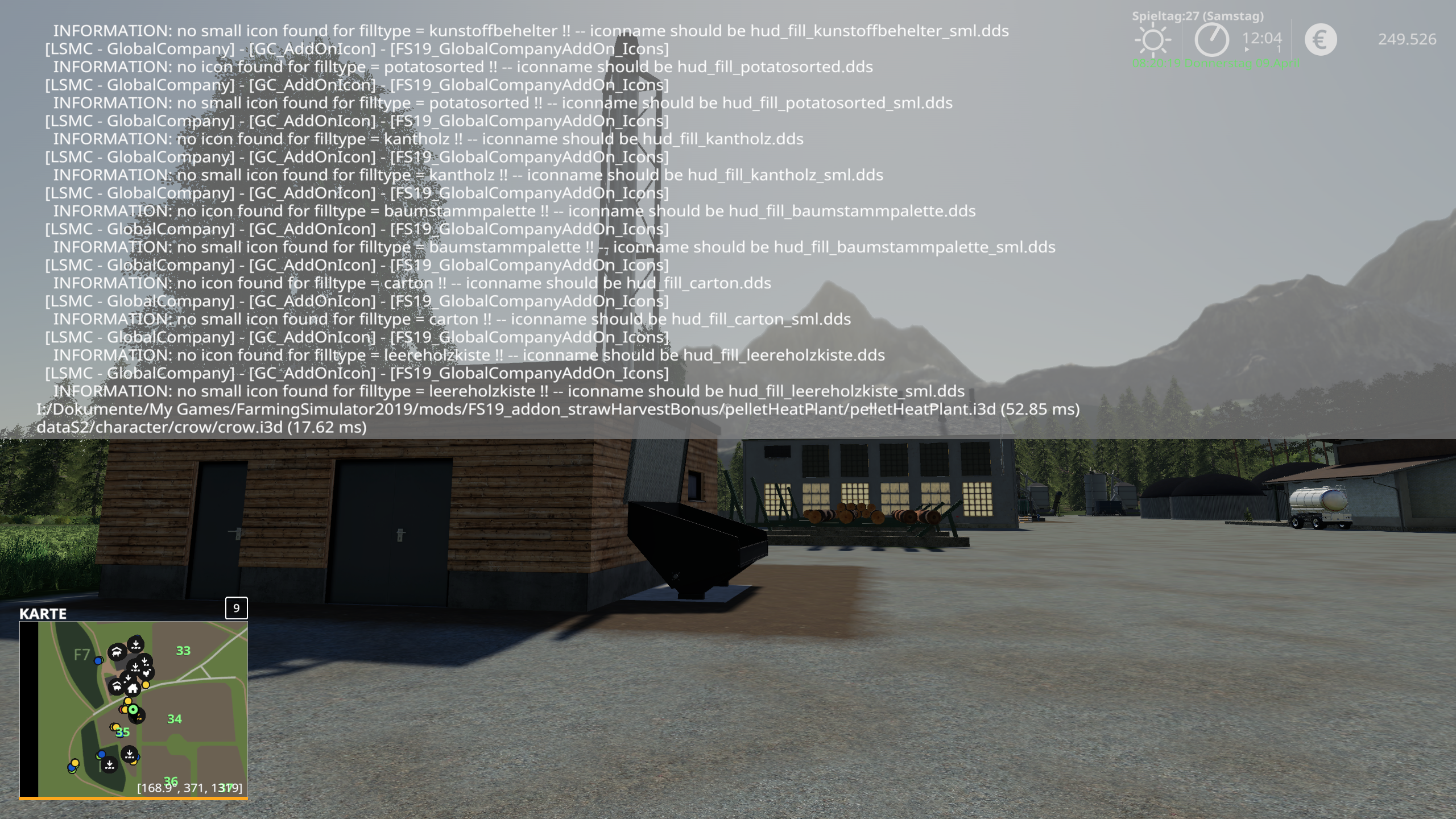 Error: Running LUA method 'mouseEvent'. - triggers.lua:461: attempt to ...