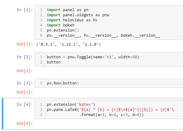 Widgets are not shown in notebook · Issue #387 · holoviz/panel · GitHub