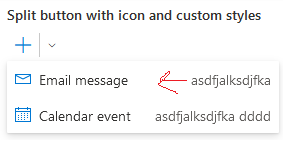 Button styles secondaryText ignored · Issue #20701 · microsoft/fluentui ...