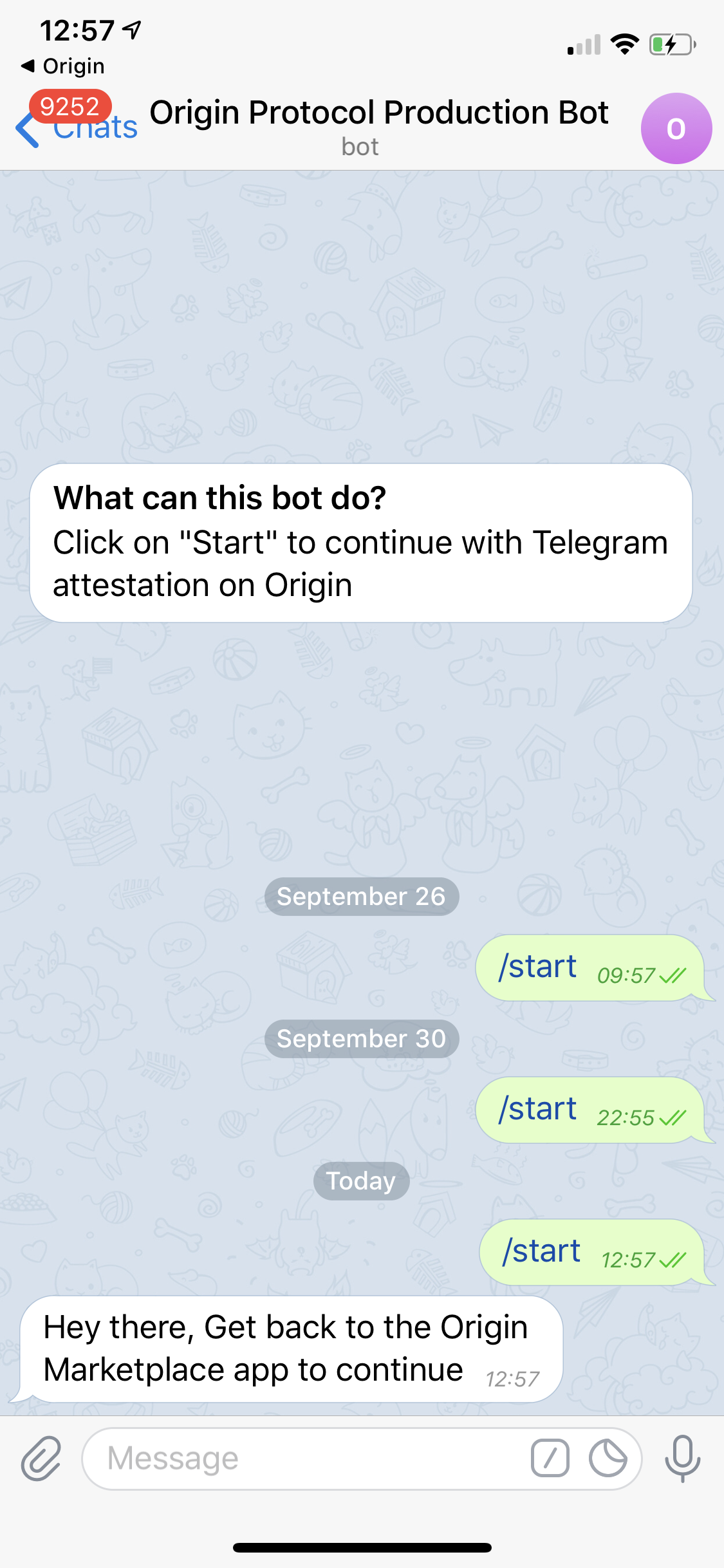 Telegram Verification Confusion · Issue #3792 · OriginProtocol/origin ...