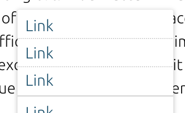 Contextual menu outline using default styling instead of the vanilla ...