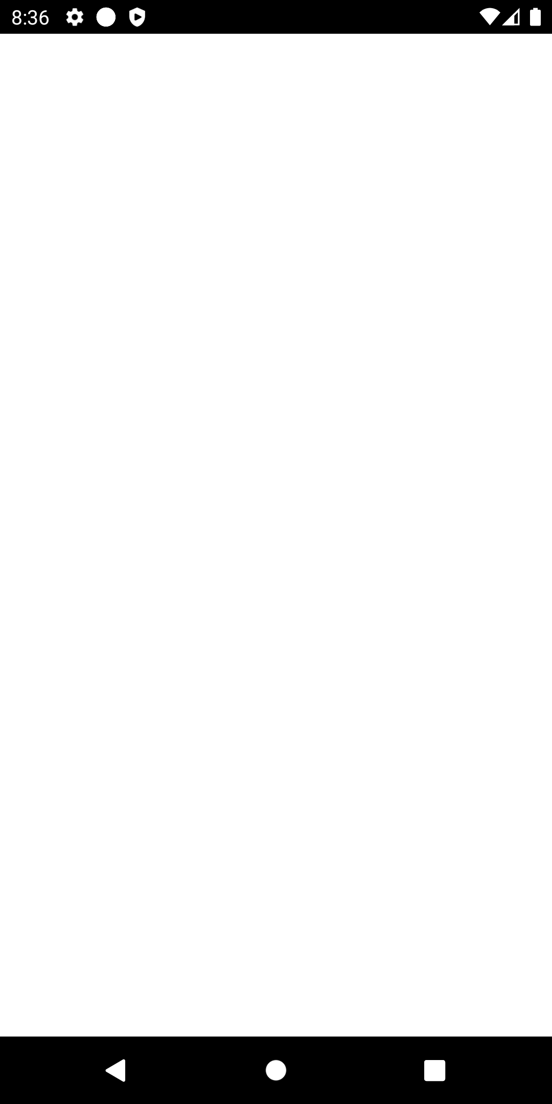 App screen goes blank when starting test · Issue #1642 · leancodepl ...