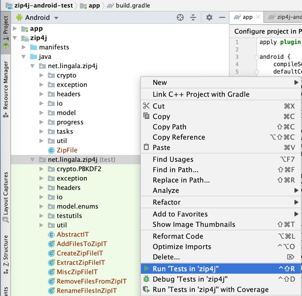 GitHub - nicolabeghin/zip4j-android-test: zip4j Android test project ...