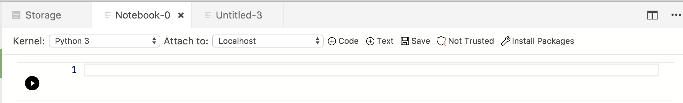 server kernels are all named Notebook: New Notebook from Cluster Manage sets the Kernel to Python 3 ...
