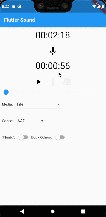 flutter_sound | Flutter Package