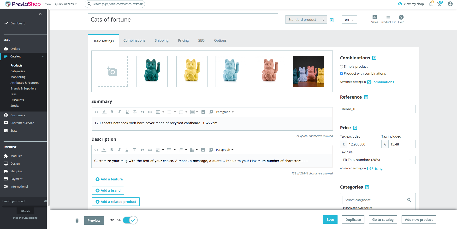 Summary   description