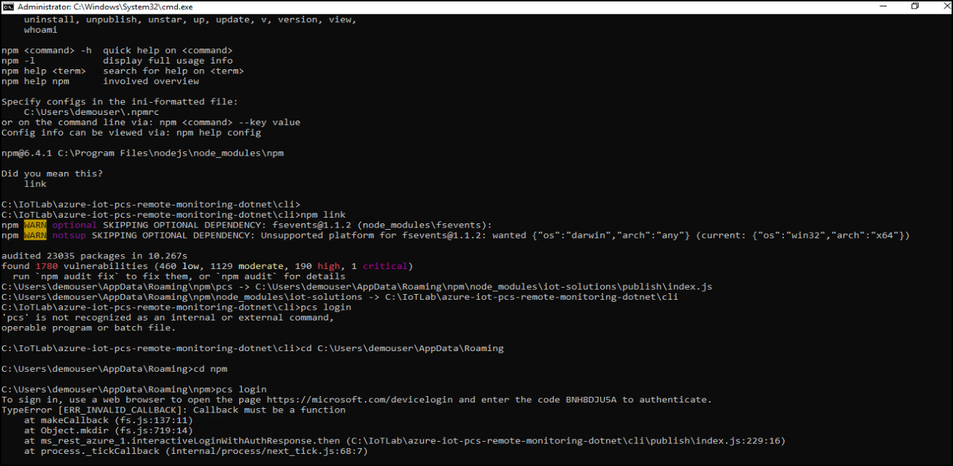 Not able to login with PCS Login · Issue #9 · microsoft/MCW-IoT-and-the ...