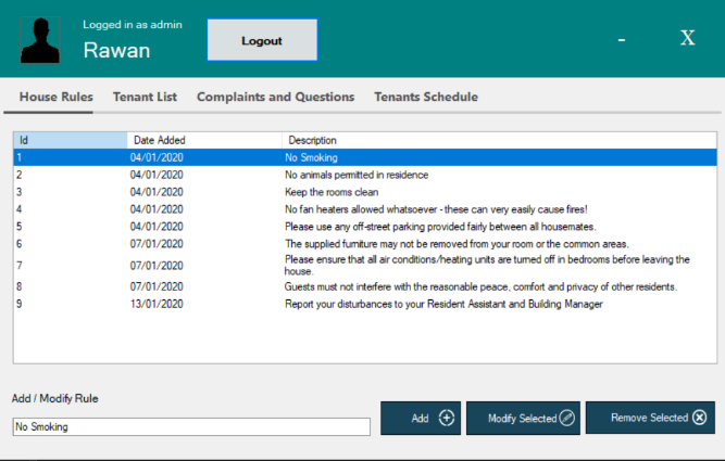 GitHub - rawan-a-d/Student-Housing: A Windows app which helps a housing ...