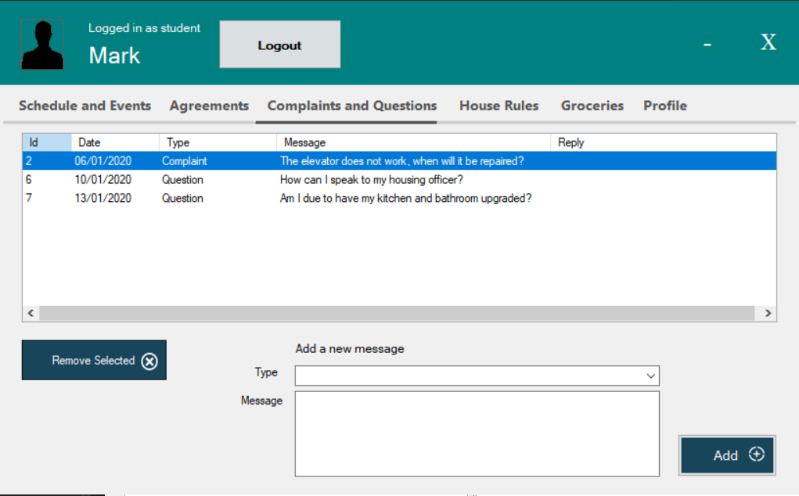 GitHub - rawan-a-d/Student-Housing: A Windows app which helps a housing ...