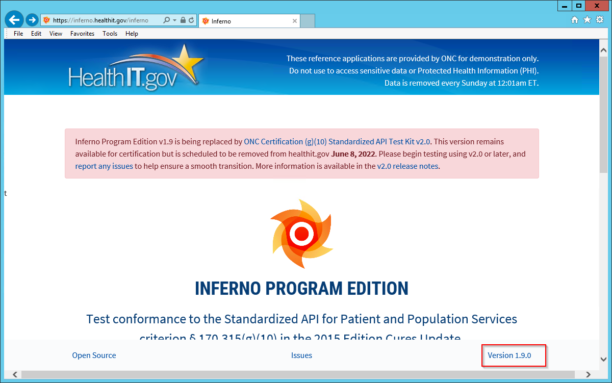 Support for IE 11 in EHR Launch Test (FI-1594) · Issue #143 · onc ...