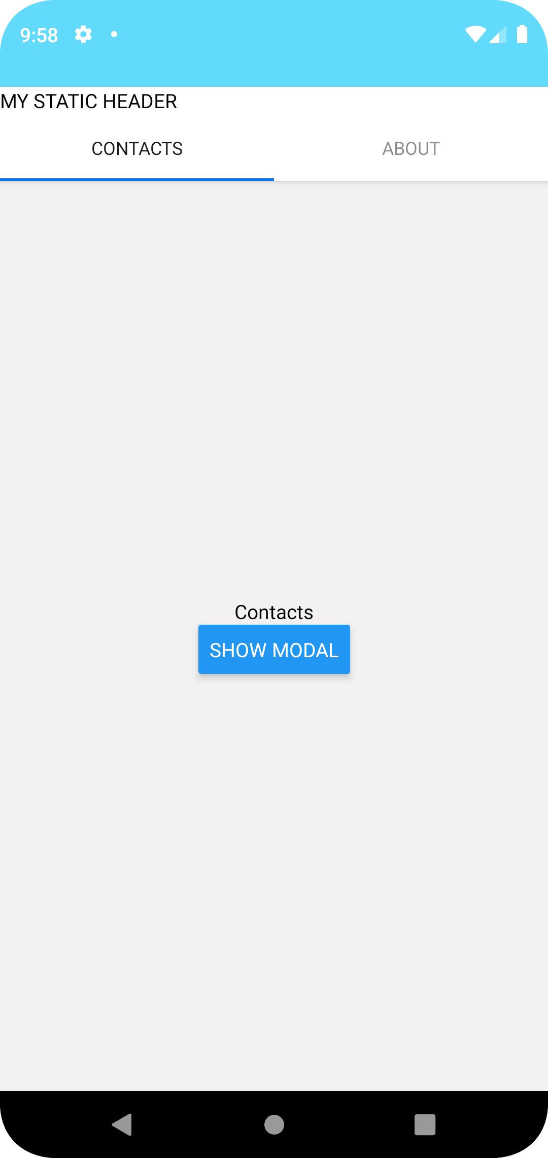 Modal not covering entire screen on Android · Issue #10417 · react ...