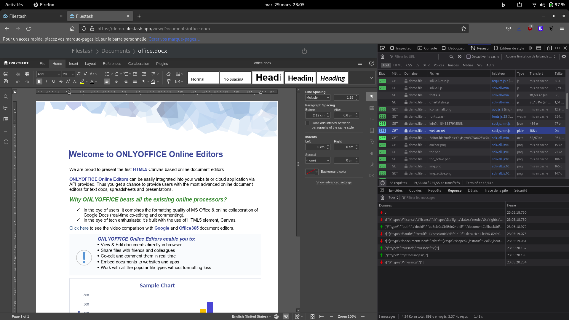 [bug] OnlyOffice Websocket error · Issue #459 · mickael-kerjean ...