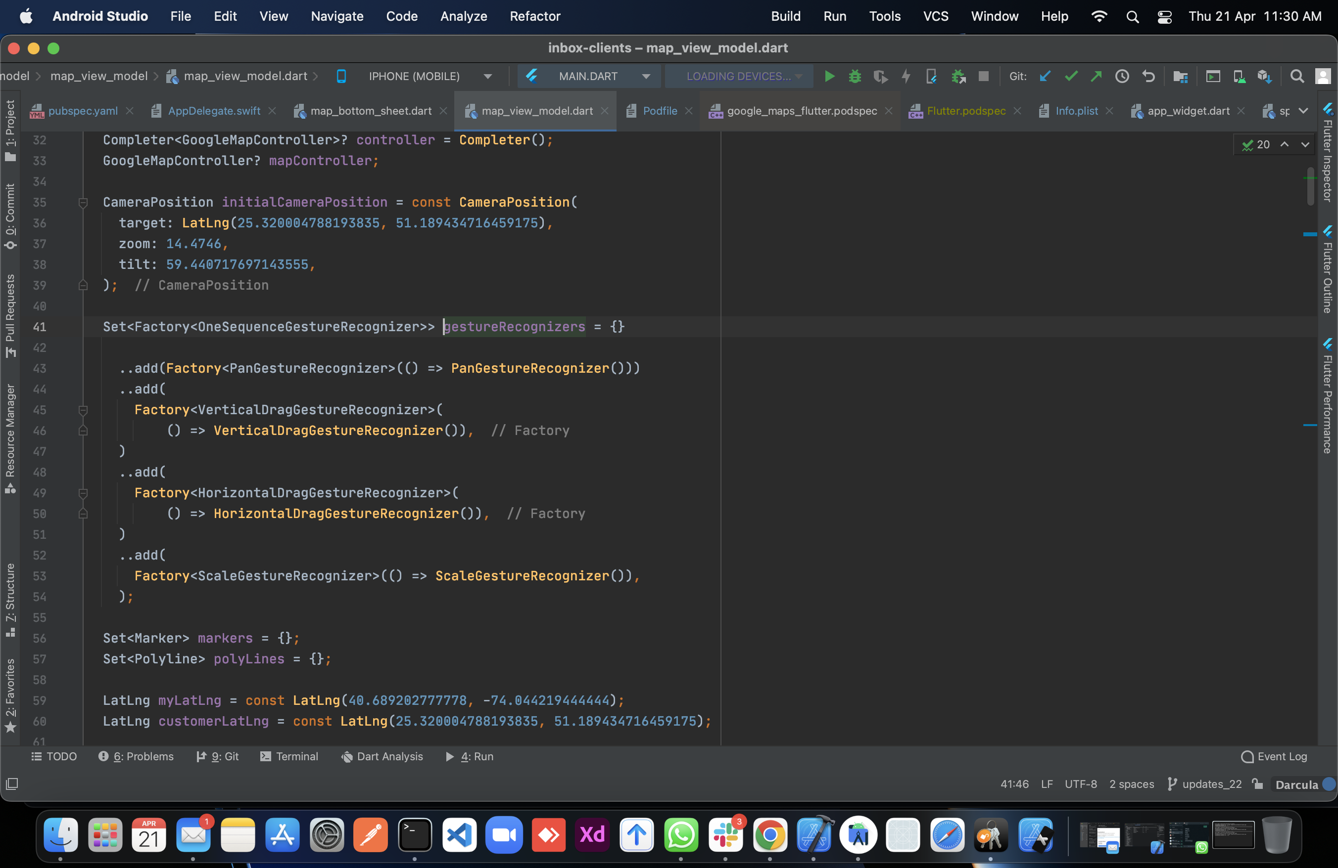 The iPhone app closes immediately when I open the map. · Issue #102204 ...
