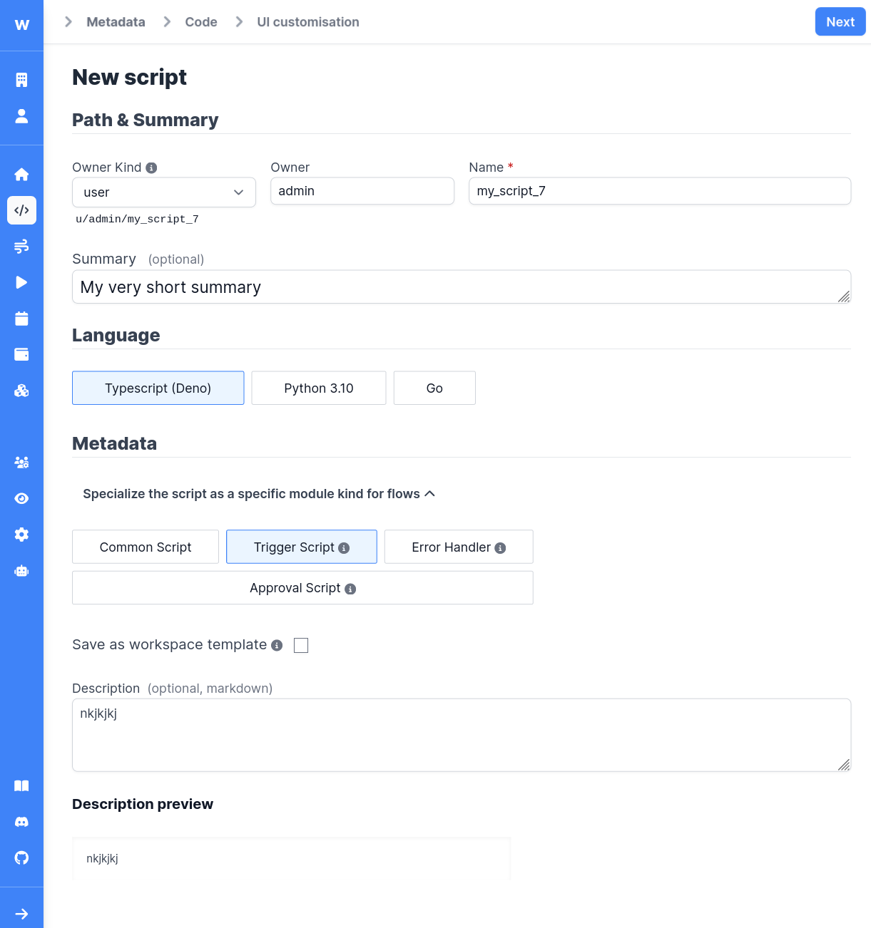 [Minor] [UX] Break down script kind help text · Issue #784 · windmill ...