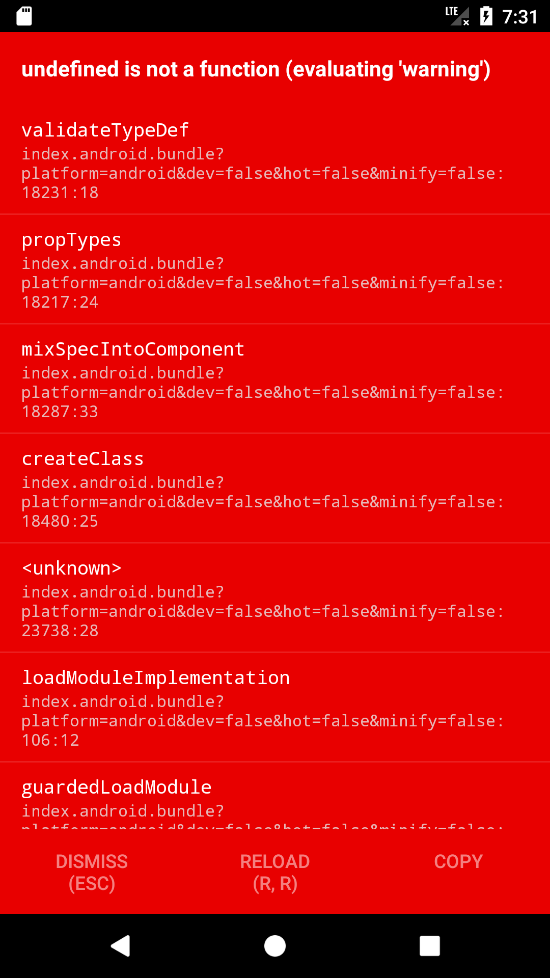 App android has crashed when run release · Issue #54 · PeelTechnologies ...
