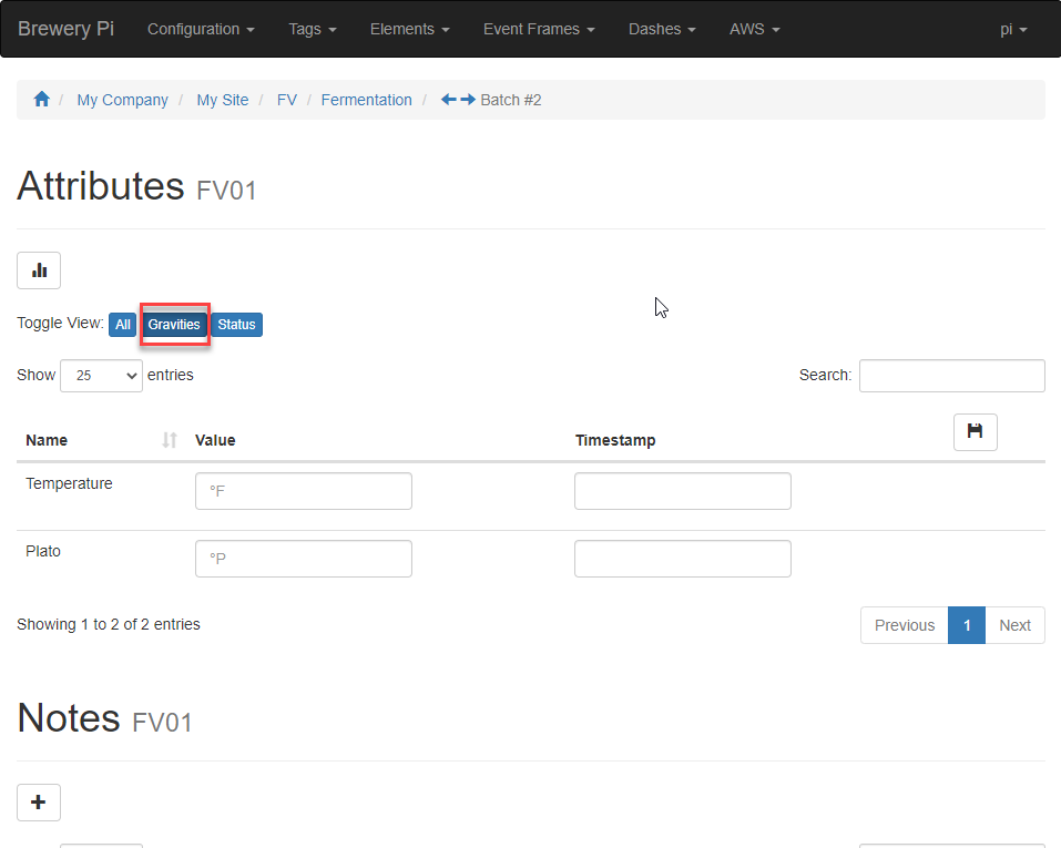 Creating and Using Event Frame Template Views · brewerypi brewerypi ...