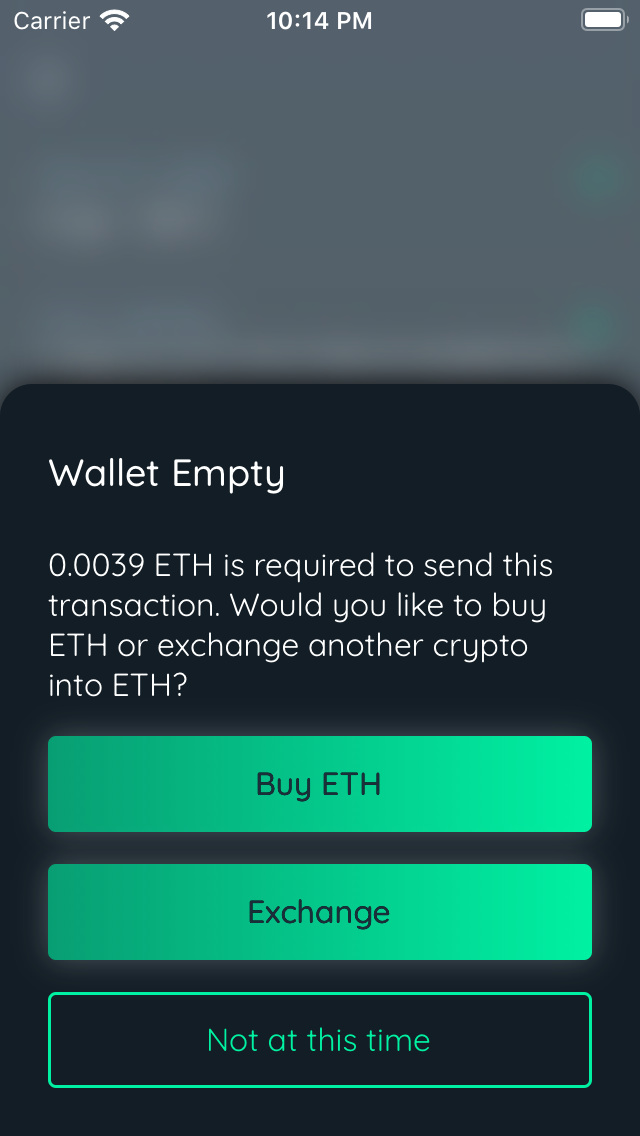 Consolidate the insufficient fees logic into one modal by swansontec