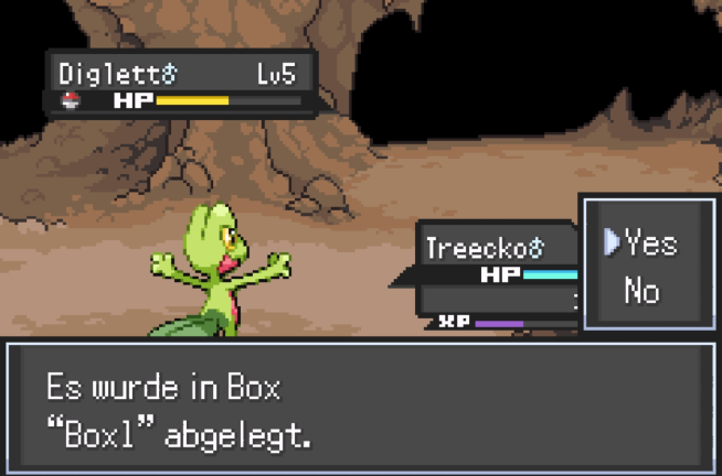 Übersetzungsfehler in der Englischen Version beim Pokémon fangen ...