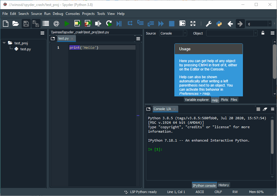 Project explorer widget crash if project located on UNC path after ...