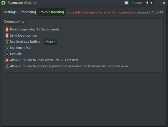  Bug Audio Processor Crashes When Using FL Studio s Patcher Issue 