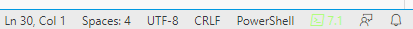 Unreadable PowerShell icon