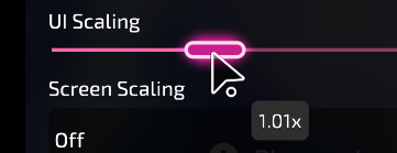 Osu Back Button Strange behavior with some settings sliders and the revert button ...