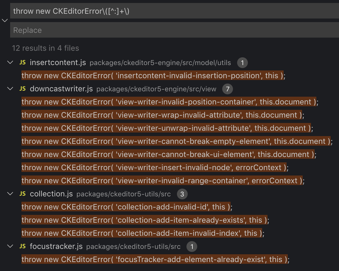 A few links miss the `:Error message` part · Issue #5643 · ckeditor ...