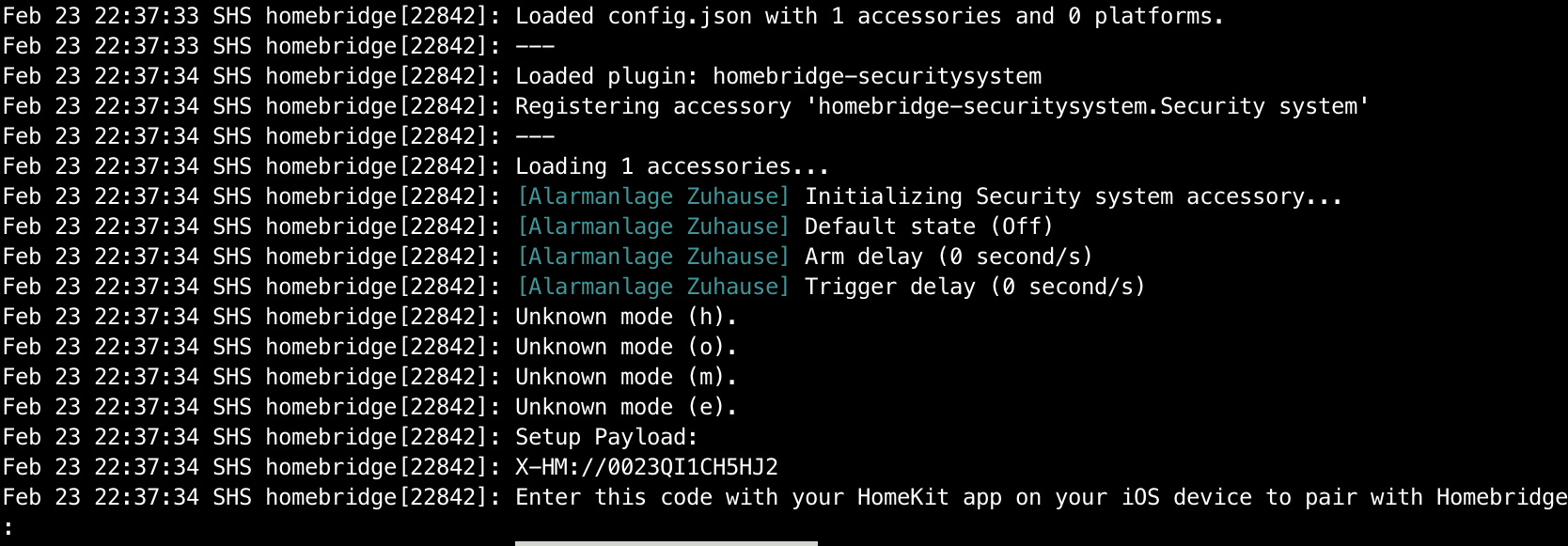 Add option to choose available security system states · Issue 19