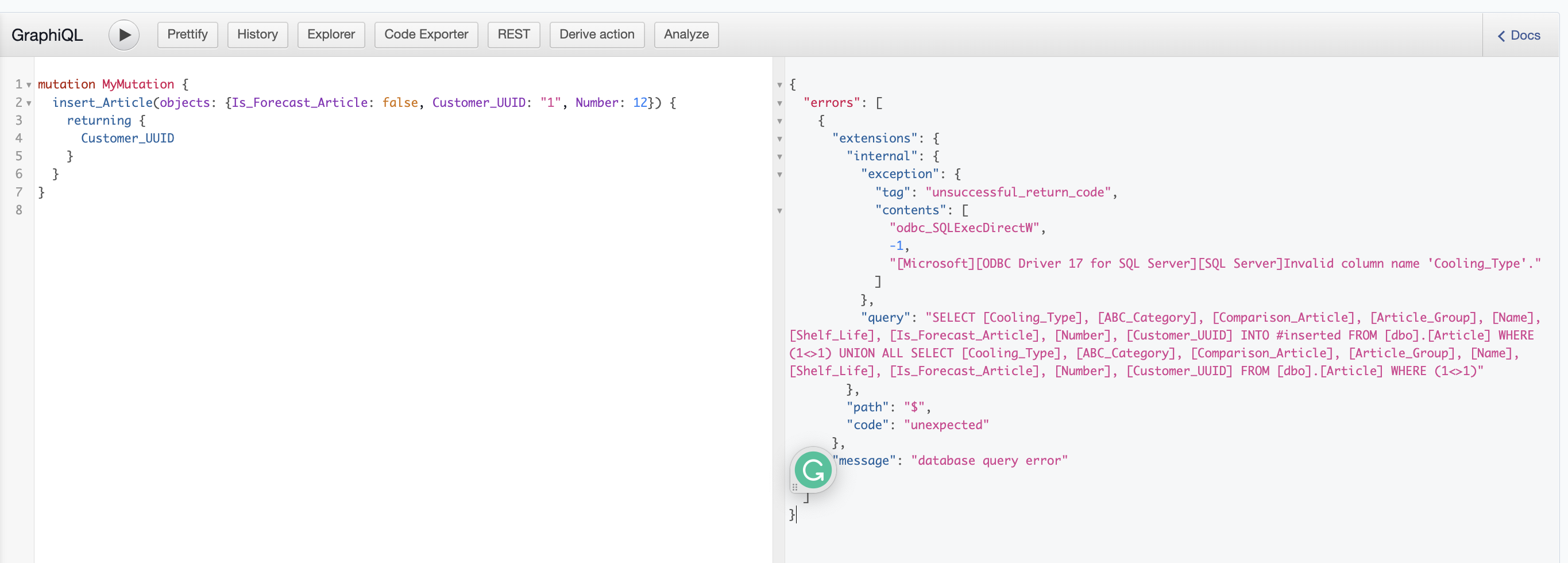custom_column_names not applied in SQL Query · Issue #8314 · hasura ...