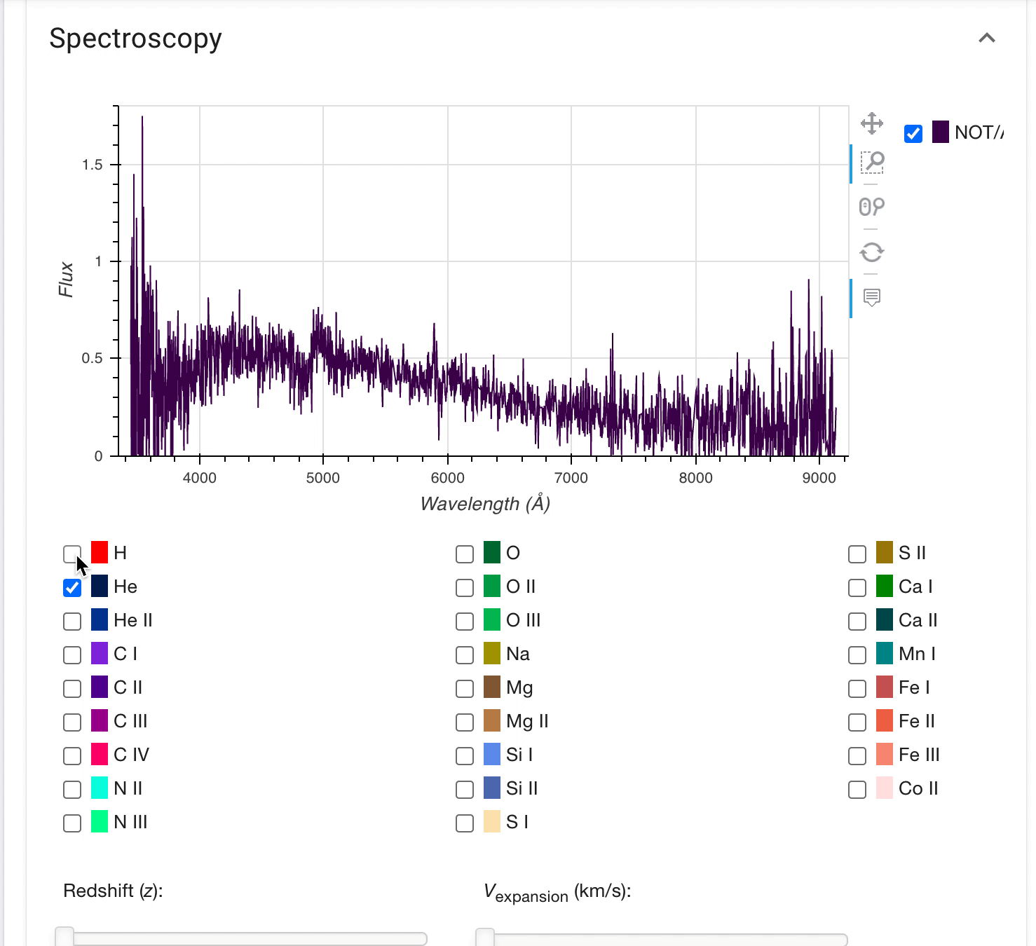 Spectra line overplotting is broken on spectroscopy plot · Issue #1247 ...
