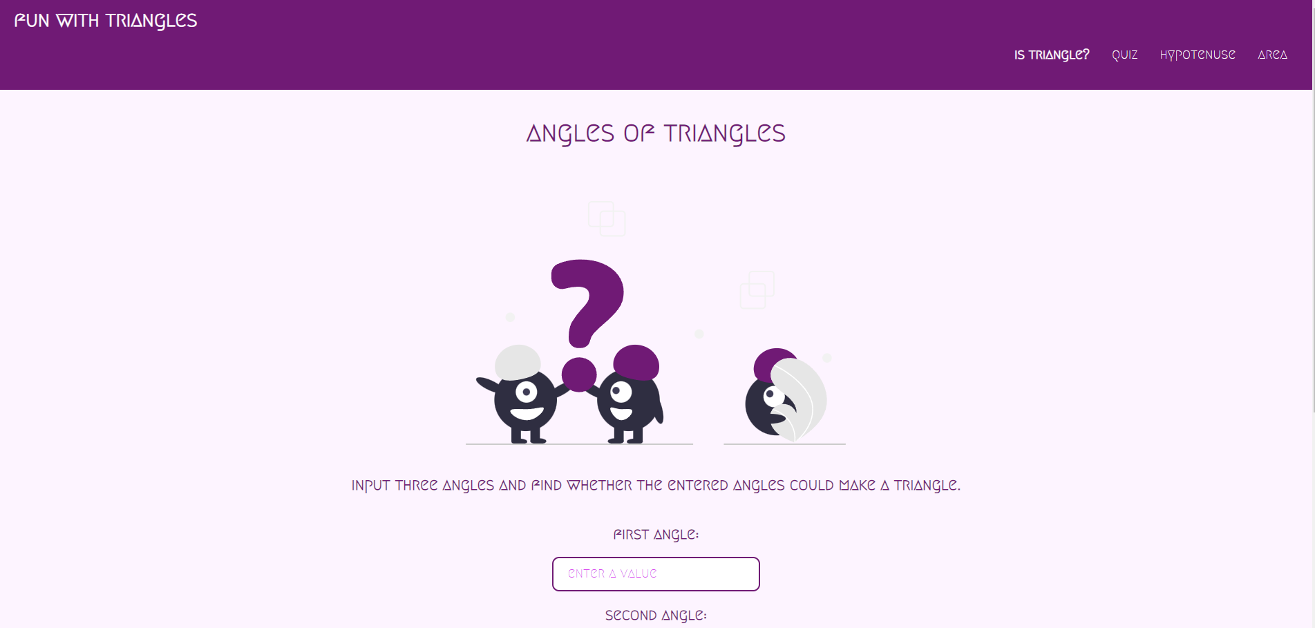 GitHub - gautam-balamurali/fun-with-triangles: A fun app to test your ...