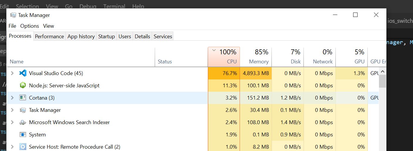 Extremely high memory and CPU usage · Issue #183 · codota