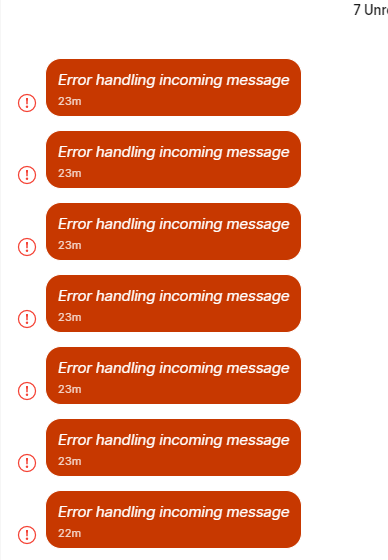 Bad MAC errors in v1.33.0-beta.5: duplicate contacts and 