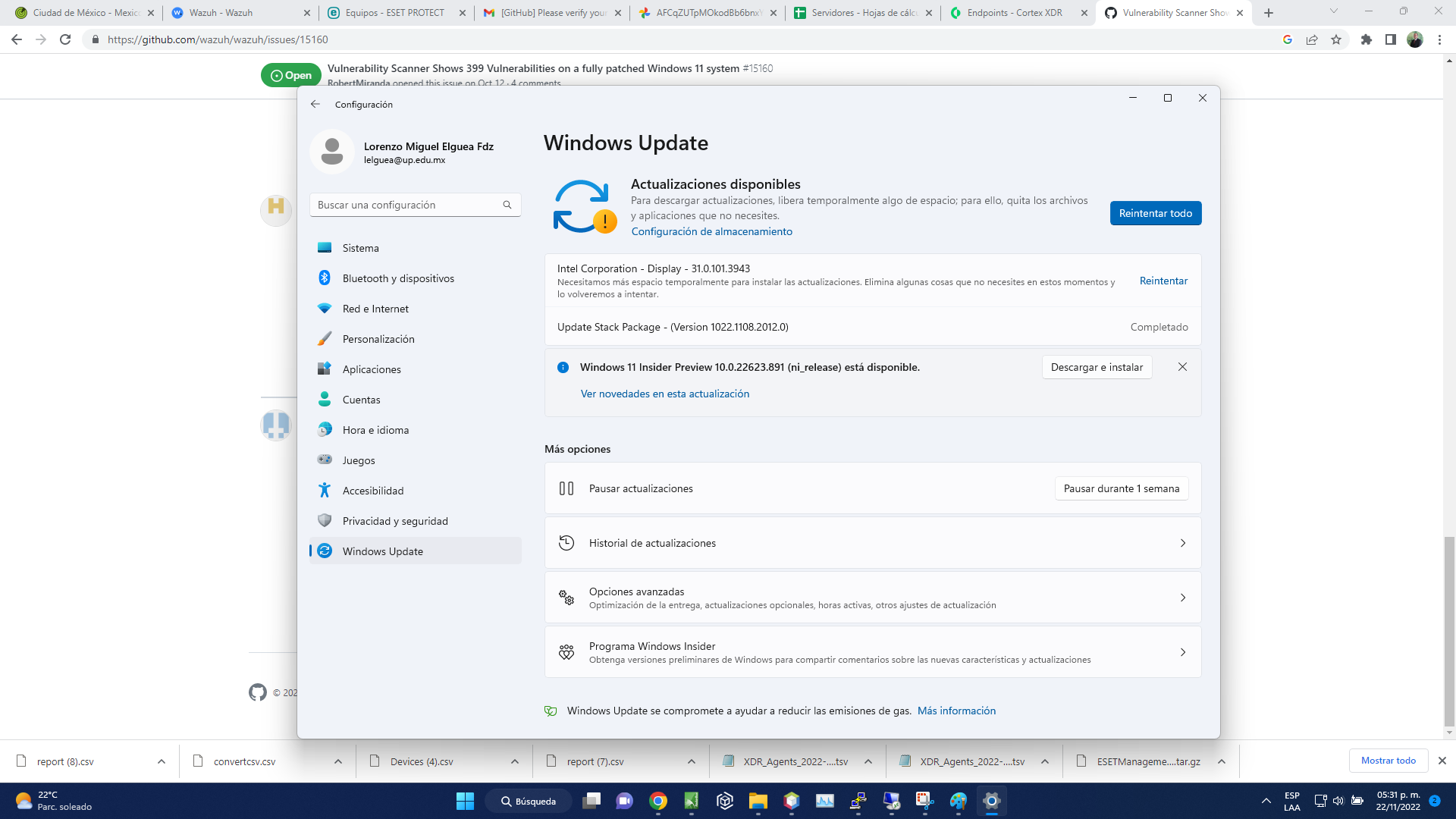 Vulnerability Scanner Shows 399 Vulnerabilities on a fully patched