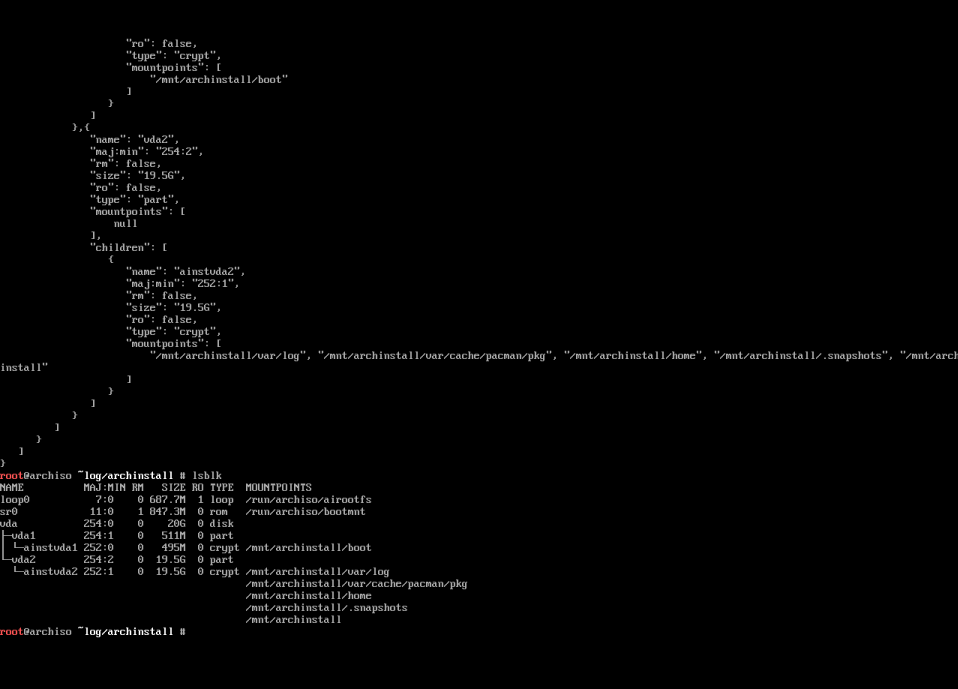 [critical] master installation failure /dev/block/2520 is not located