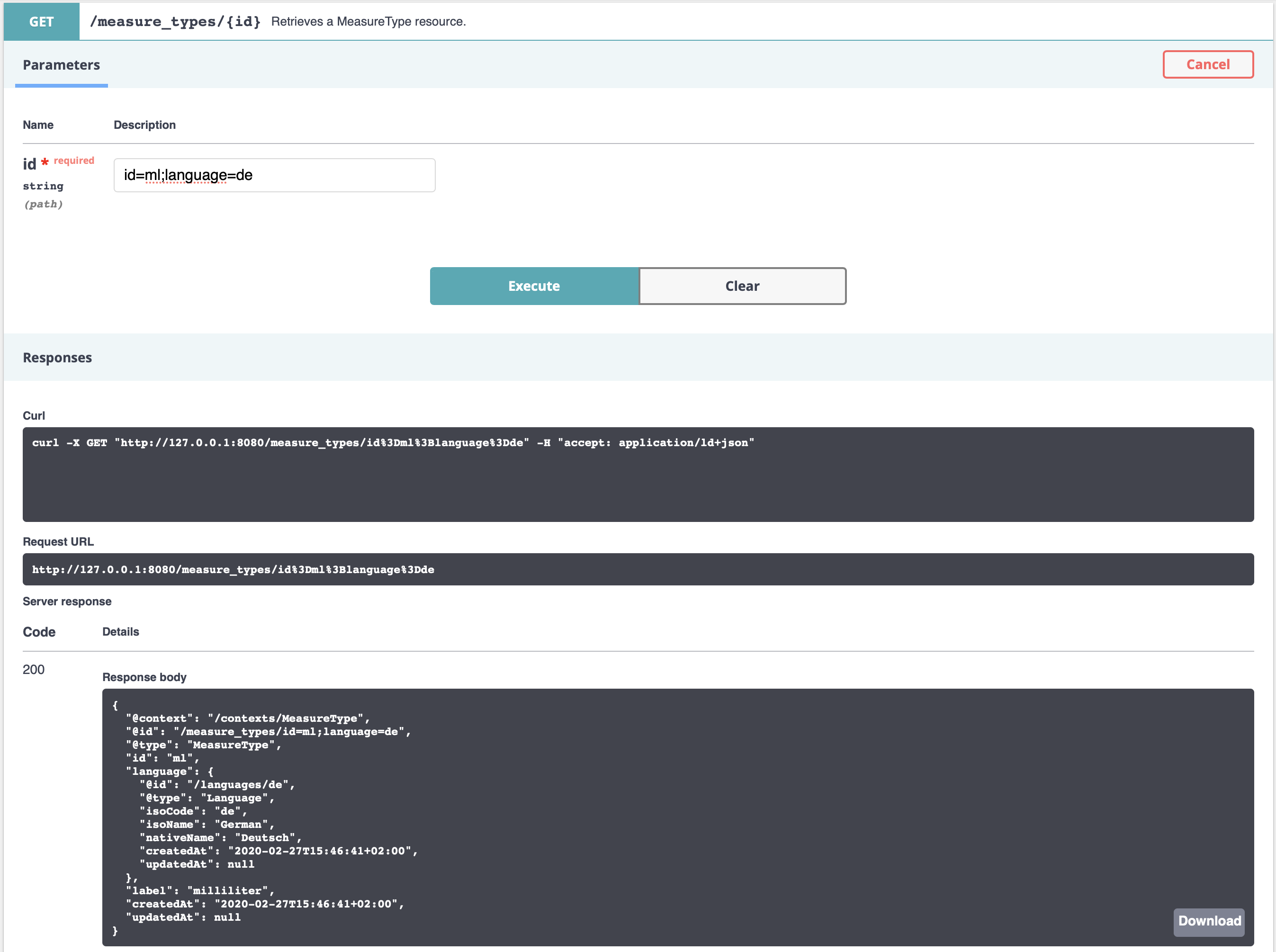 Api php id. Collection api.