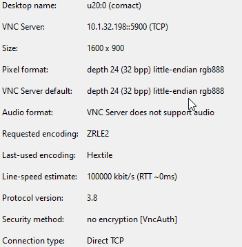 Initial connection at low depth. · Issue #1654 · TigerVNC/tigervnc · GitHub