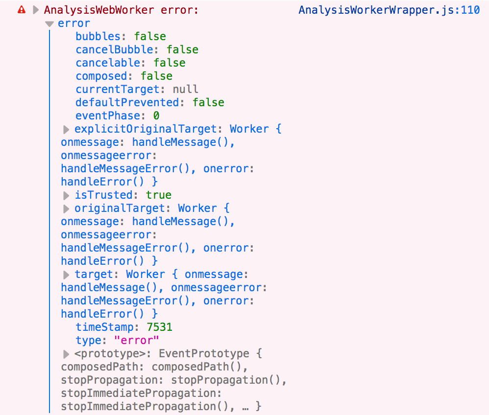 AnalysisWebWorker error with dev-server and Firefox · Issue #1728 ...