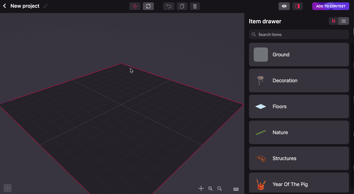 Move grounds to item drawer · Issue #213 · decentraland/builder · GitHub