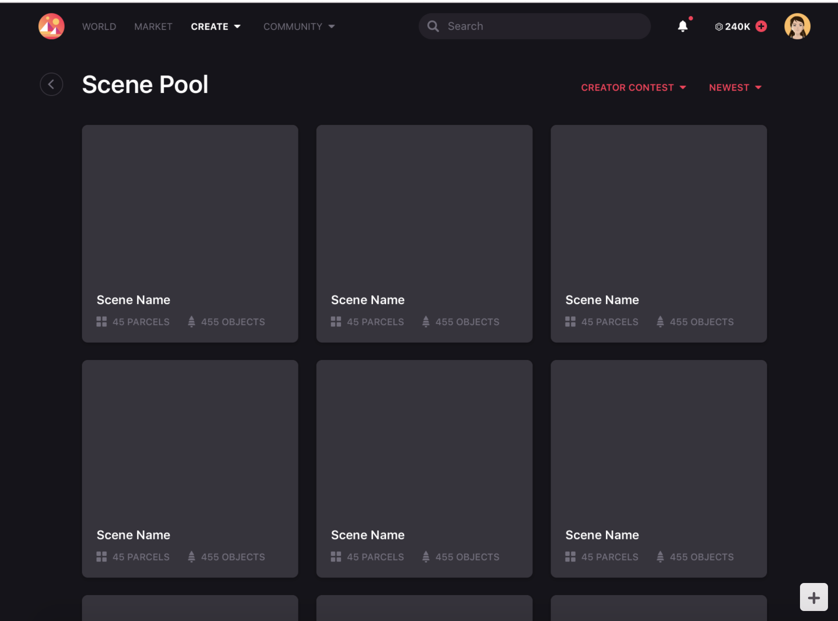 Move scene pool into scenes tab · Issue #959 · decentraland/builder ...