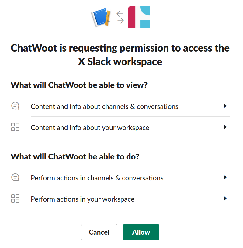 Slack messages not coming through issue 1455 chatwoot chatwoot