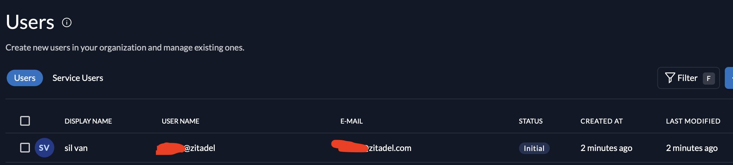 [bugs] verified users · Issue #4905 · zitadel/zitadel · GitHub