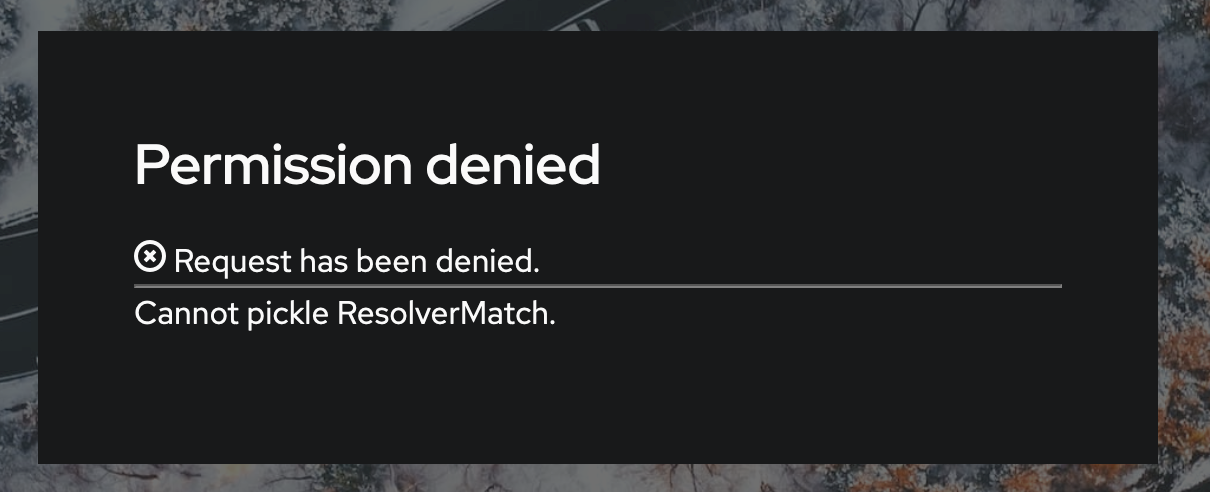 match auth error: fatal: could not read username for... GitHub Social Login: `Cannot pickle ResolverMatch` error · Issue #4165 ...