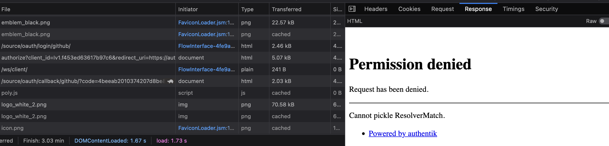 GitHub Social Login: `Cannot pickle ResolverMatch` error · Issue #4165 ...