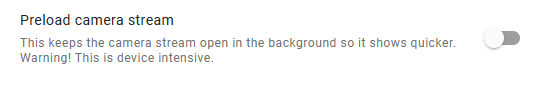 I keep losing video from my camera. Integration reload helps. Error ...