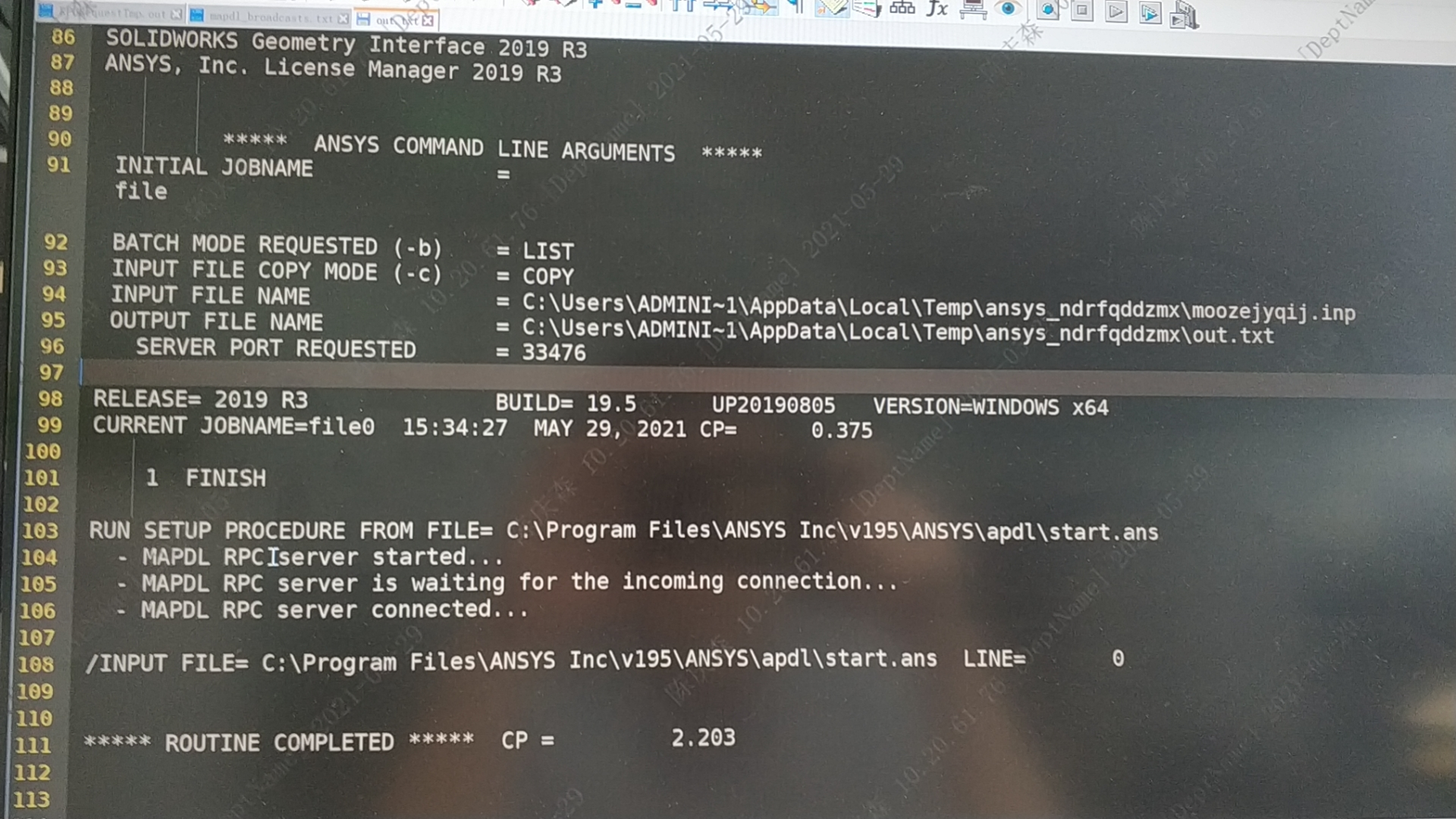 mapdl.solve() problem · Issue #461 · ansys/pymapdl · GitHub