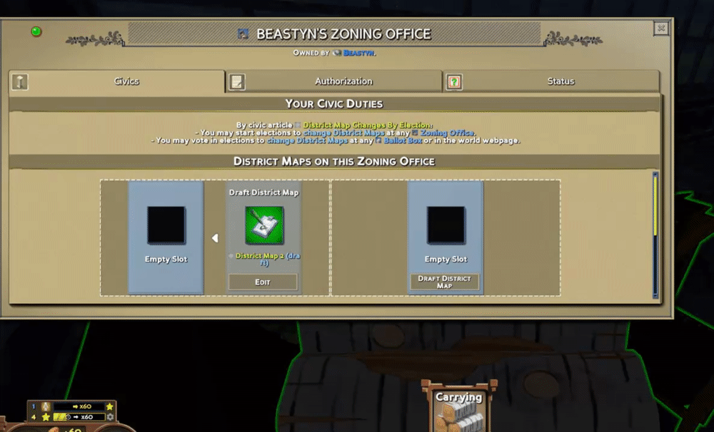 [0.9.0 staging-1293] Civics: District map amendment drafts break the ...