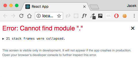 Problem with usage in create-react-app application. · Issue #1108 ...